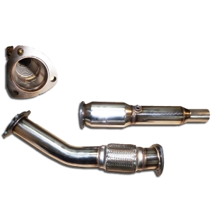 Downpipe for Golf 4 1.8T, Audi A3 TT 1.8T, Seat Leon 1.8Tø 76mm made of stainless steel.